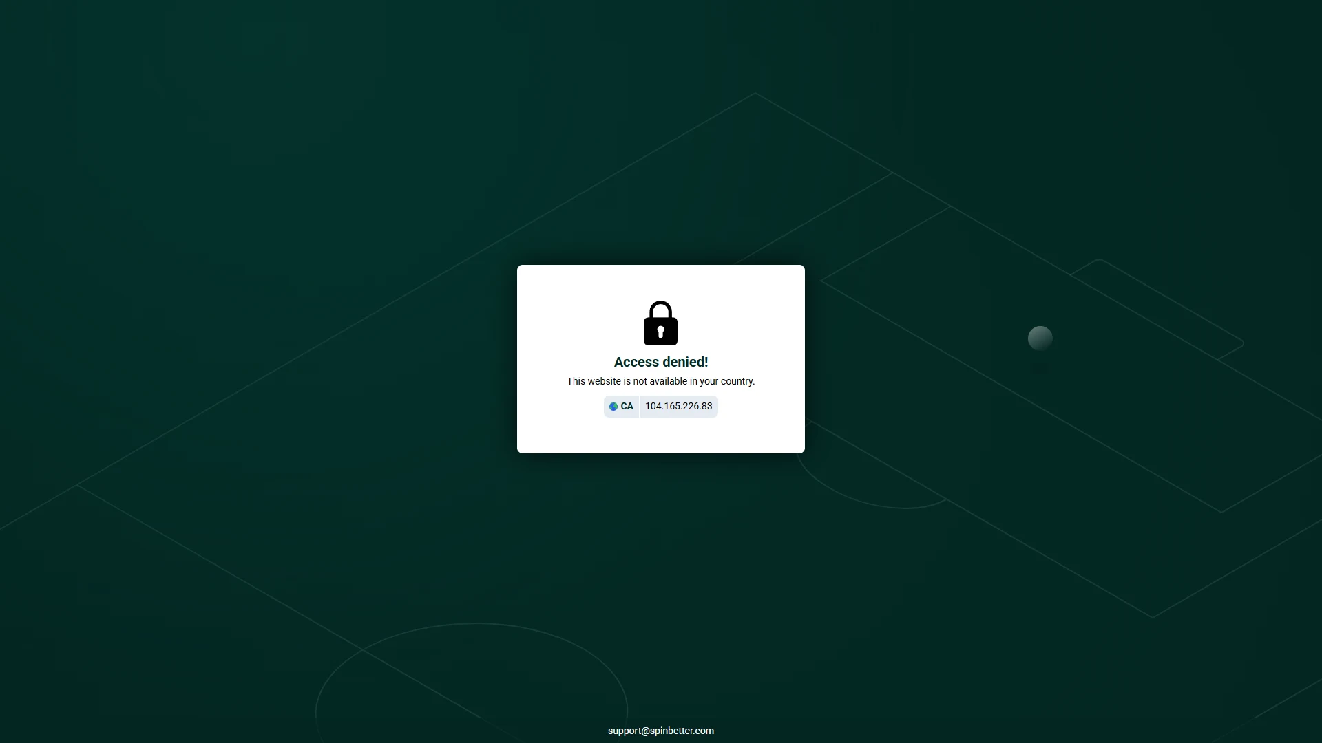 SpinBetter homepage